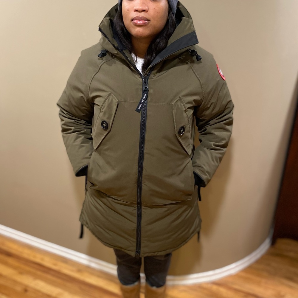 Authentic Olive Green Canada Goose Parka